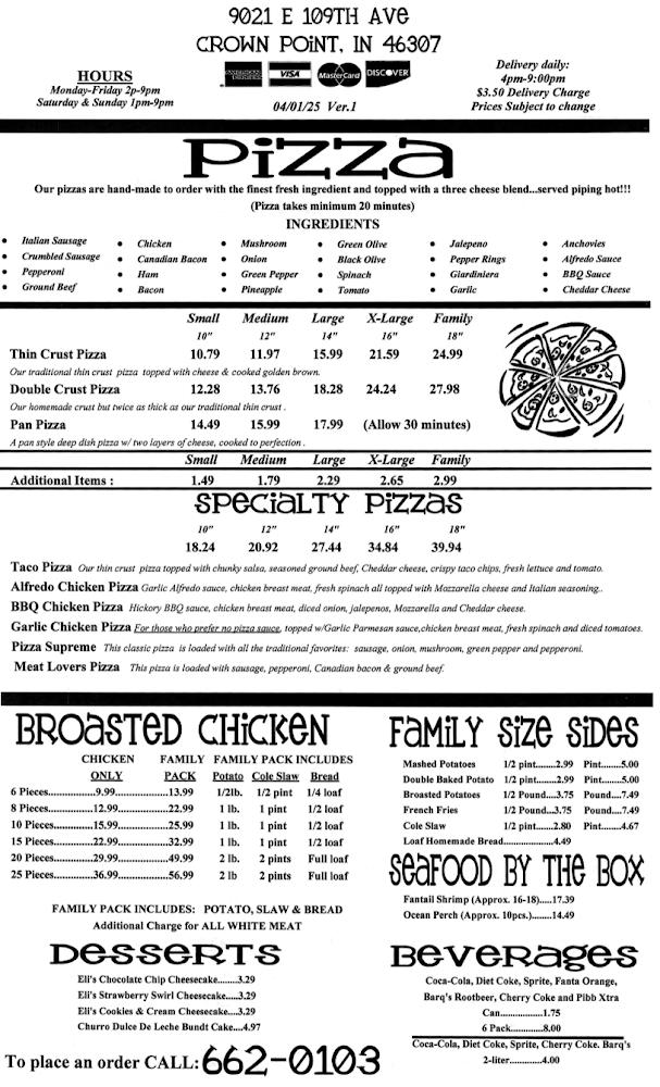 Gators Bar & Grill Menu image 1